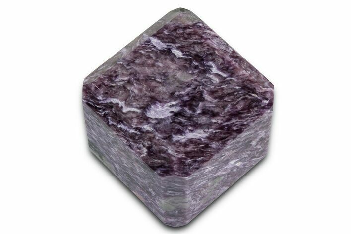 Polished Purple Charoite Cube - Siberia #335590